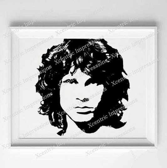 Jim Morrison Print, the Doors Digital Print gift, Custom digital print,  Jim Morrison gift, Doors fan digital print, the doors gift
