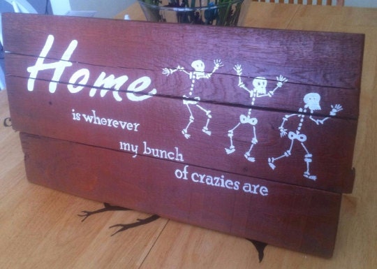 Skulls svg, skull png, skull stencil, skull vinyl stencil, skull instant download, home is wherever my bunch of crazies are silhouette